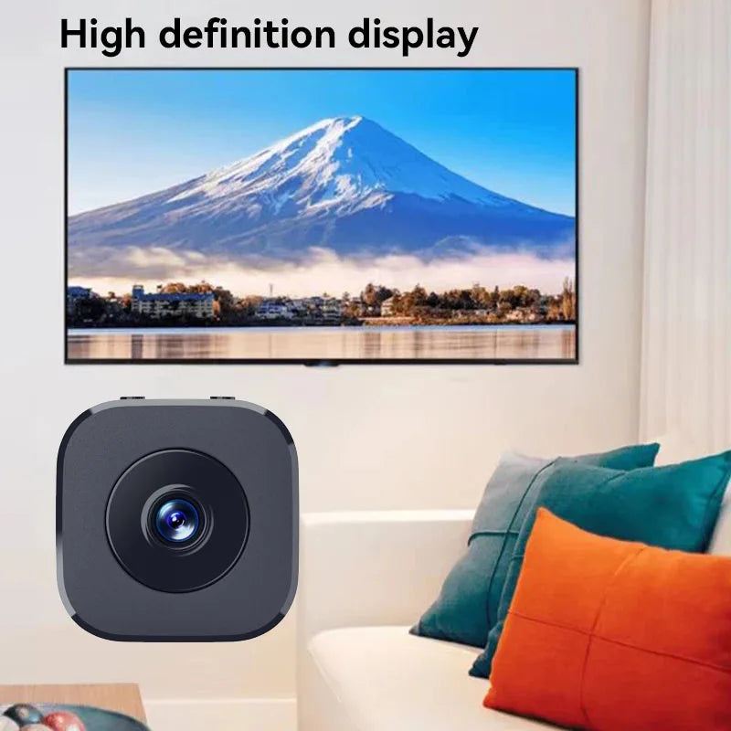 Cámara de Seguridad WiFi HD Mini Visión Nocturna Color Detección Movimiento