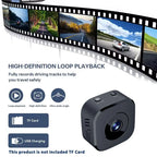 Cámara de Seguridad WiFi HD Mini Visión Nocturna Color Detección Movimiento