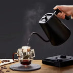 Hervidor Eléctrico Gooseneck 1200W con Control de Temperatura para Café y Té