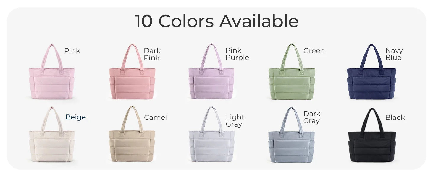 Bolso Tote Mujer Gran Capacidad Versátil para Trabajo y Diario