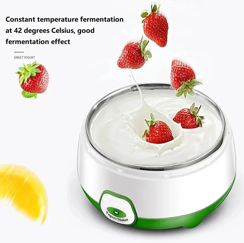 Yogurtera Eléctrica 1L Multifuncional para Yogur Natto y Fermentación