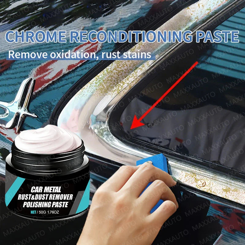 Pasta Restauradora de Óxido para Coche Reparación de Cromo y Rayones