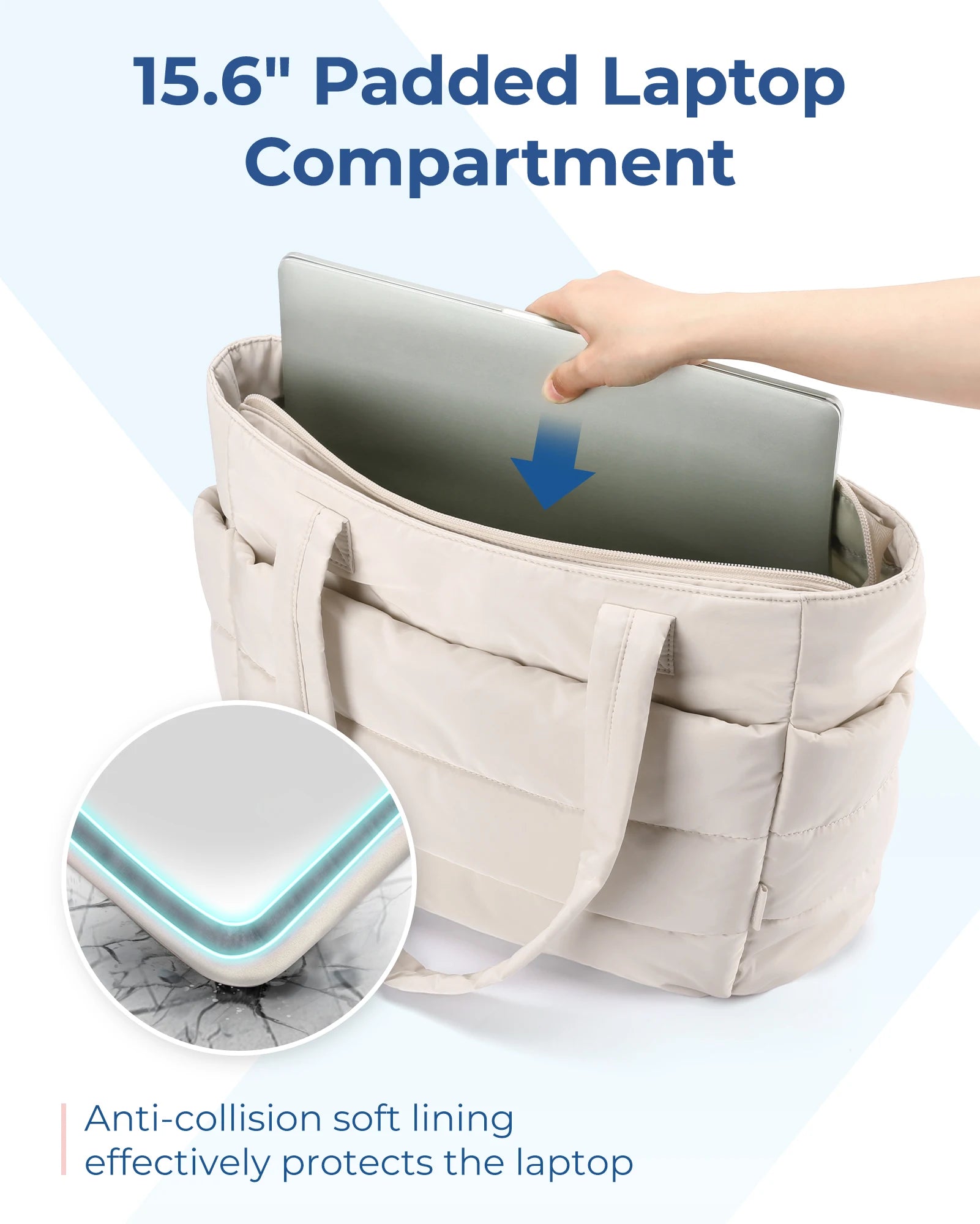 Bolso Tote Mujer Gran Capacidad Versátil para Trabajo y Diario