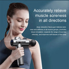 Pistola de Masaje Muscular Portátil Fascia Gun Vibración Relajación Profunda