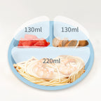 Set de Alimentación para Bebé Silicona Sin BPA con Plato Ventosa y Vaso