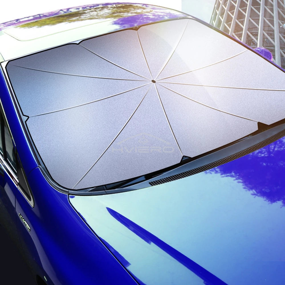 Parasol Plegable para Parabrisas de Coche Protector Solar Tipo Paraguas
