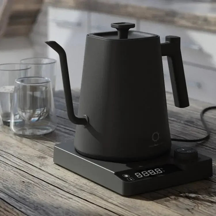 Hervidor Eléctrico Gooseneck 1200W con Control de Temperatura para Café y Té