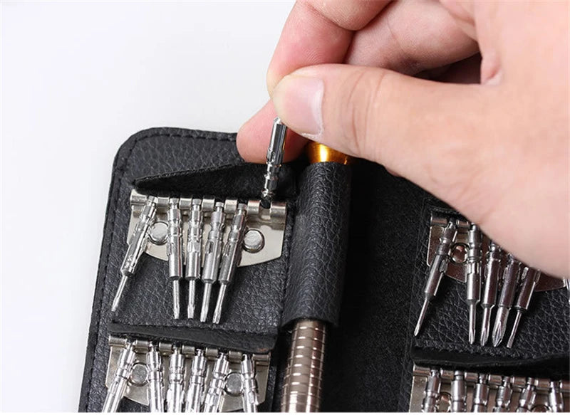 Set de Puntas de Destornillador Magnéticas Torx Phillips para Reparación