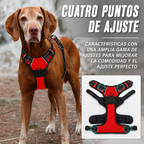 Arnés Antitirones para Perro con Clip Frontal Reflectante y Asa de Control