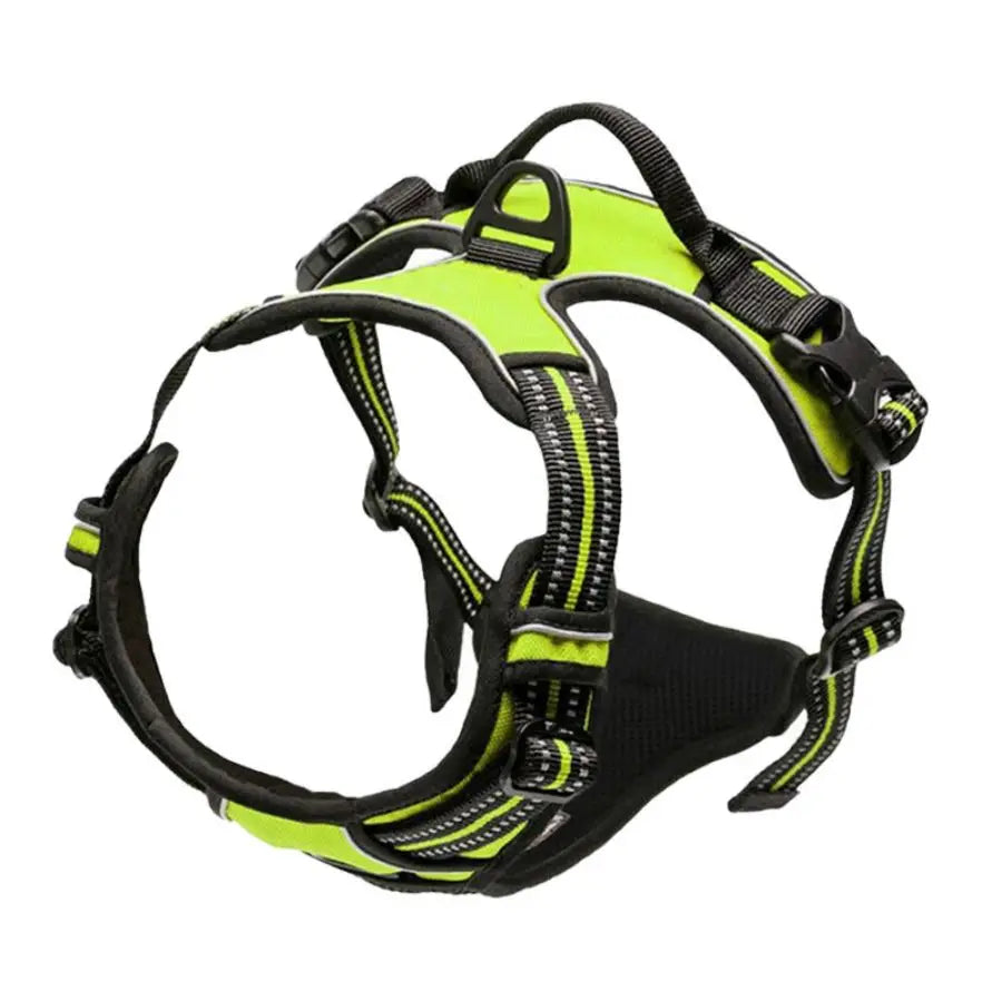 Arnés Antitirones para Perro con Clip Frontal Reflectante y Asa de Control
