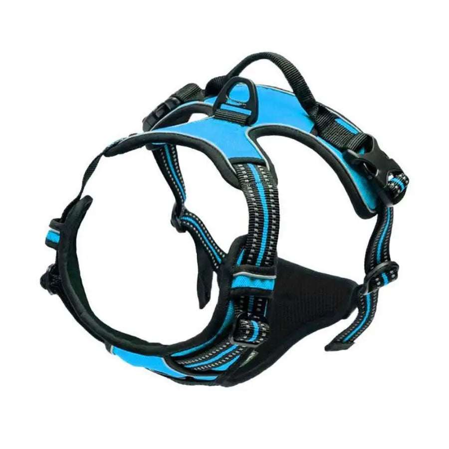 Arnés Antitirones para Perro con Clip Frontal Reflectante y Asa de Control