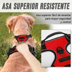 Arnés Antitirones para Perro con Clip Frontal Reflectante y Asa de Control