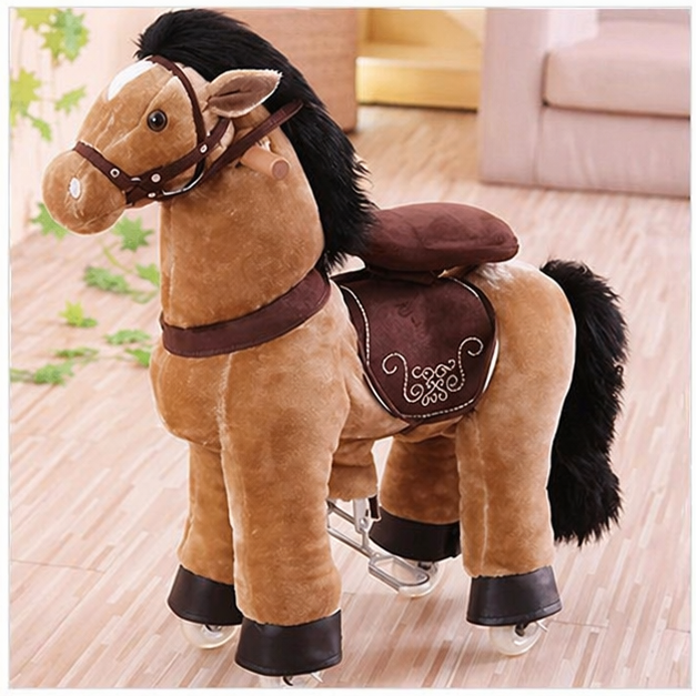 Caballo Saltador Inflable para Niños Juguete de Equilibrio Multicolor