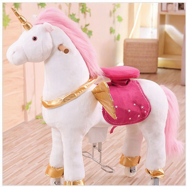 Caballo Saltador Inflable para Niños Juguete de Equilibrio Multicolor
