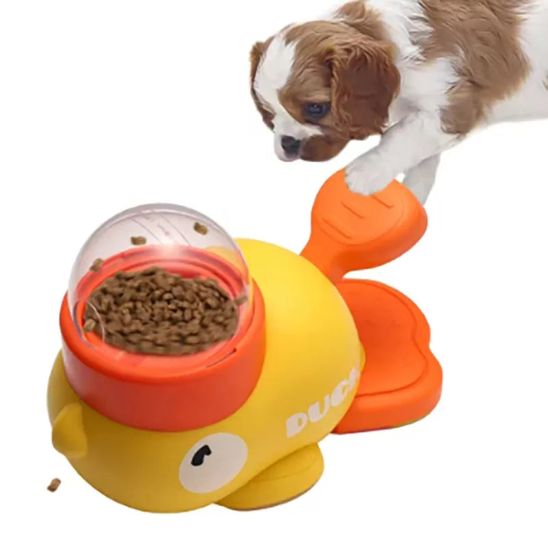 Comedero Interactivo para Perros Dispensador de Premios Puzzle Antideslizante