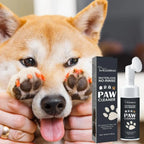 Espuma Limpiadora de Patas para Mascotas 100ml sin Enjuague con Cepillo