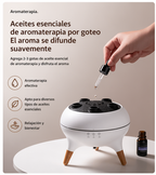 Humidificador Difusor de Aceites 250ml Efecto Medusa con Luz LED y Mando
