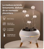 Humidificador Difusor de Aceites 250ml Efecto Medusa con Luz LED y Mando