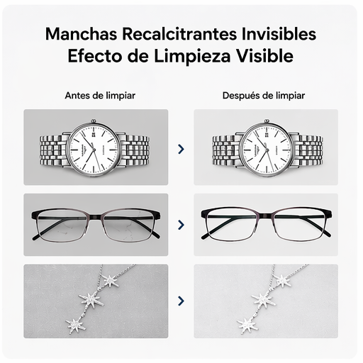 Limpiador Ultrasónico 500ML para Gafas y Joyas Limpieza Profunda