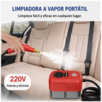 Limpiador a Vapor 2500W Alta Temperatura Portátil para Hogar y Coche