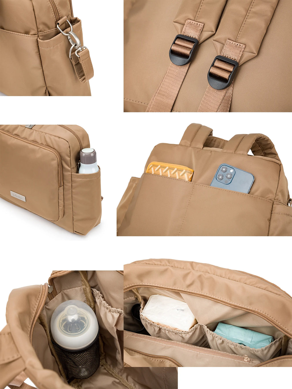Mochila Cambiador para Bebé Soboba Impermeable Gran Capacidad Maternal