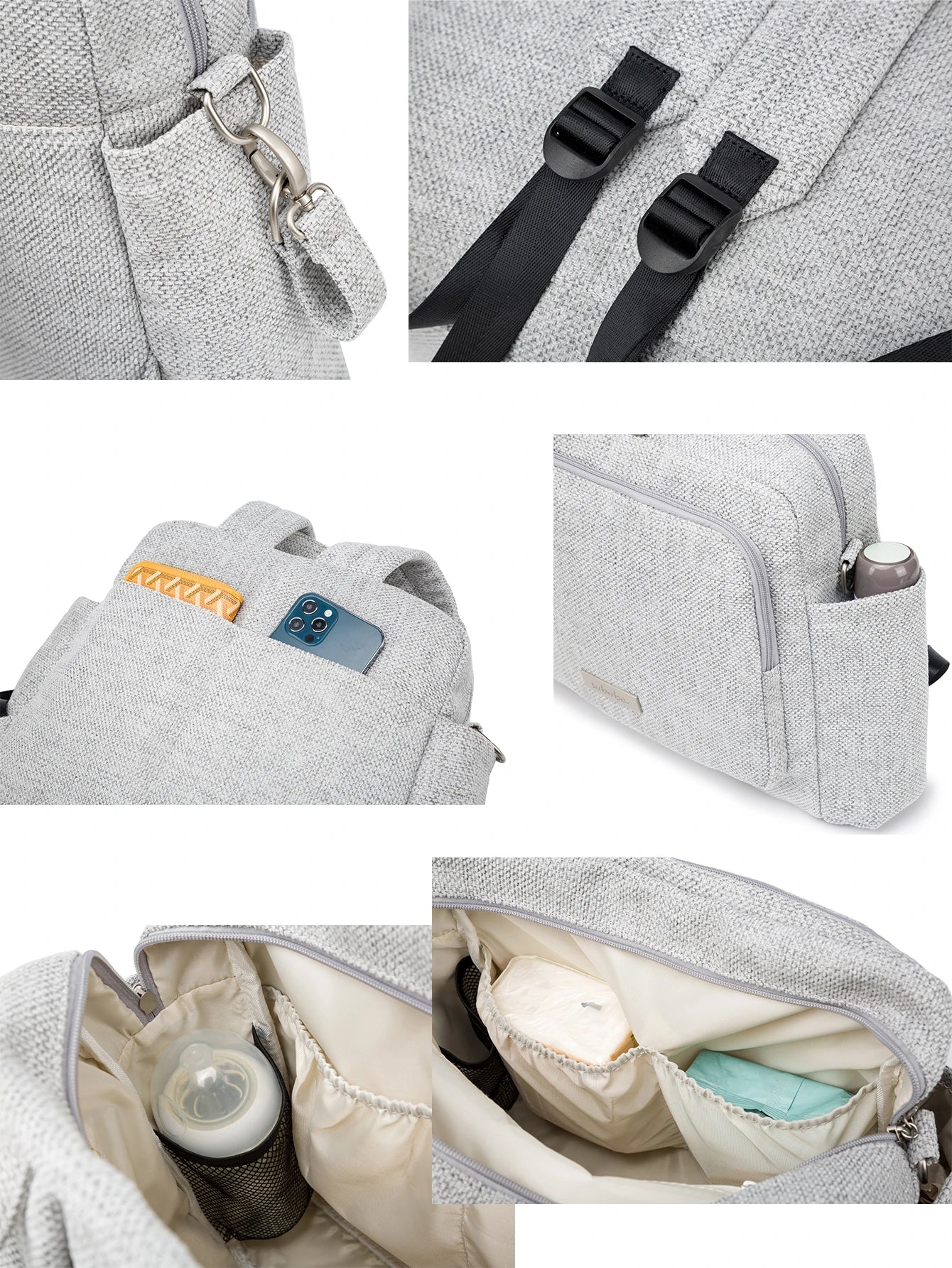 Mochila Cambiador para Bebé Soboba Impermeable Gran Capacidad Maternal