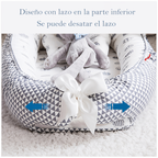 Nido de Bebé para Colecho Ajustable Transpirable Algodón Portátil