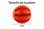 Pelota Interactiva para Perros con Dispensador de Premios Resistente y Atóxica