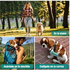 Recogedor de Excrementos para Perros Portátil con Bolsa Integrada Sin Contacto