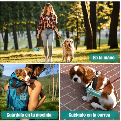 Recogedor de Excrementos para Perros Portátil con Bolsa Integrada Sin Contacto