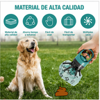 Recogedor de Excrementos para Perros Portátil con Bolsa Integrada Sin Contacto