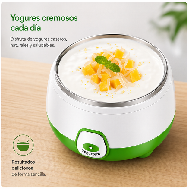 Yogurtera Eléctrica 1L Multifuncional para Yogur Natto y Fermentación